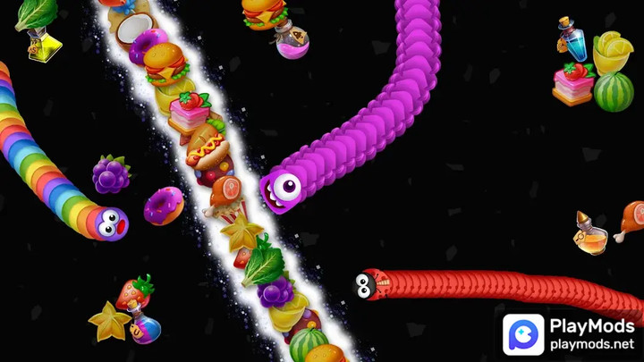 Snake Zone .io - Fun Snake(No Ads) screenshot image 1_playmods.net