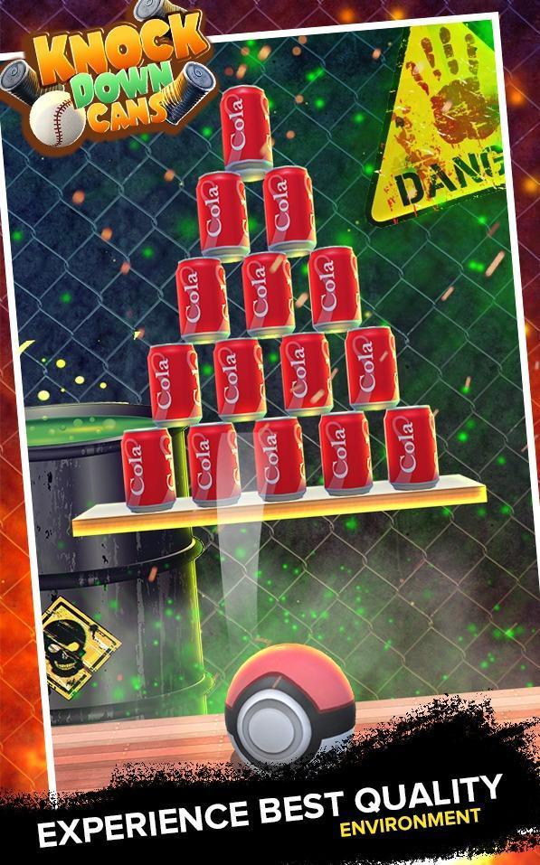 Knock Down Cans : hit cans_playmods.net