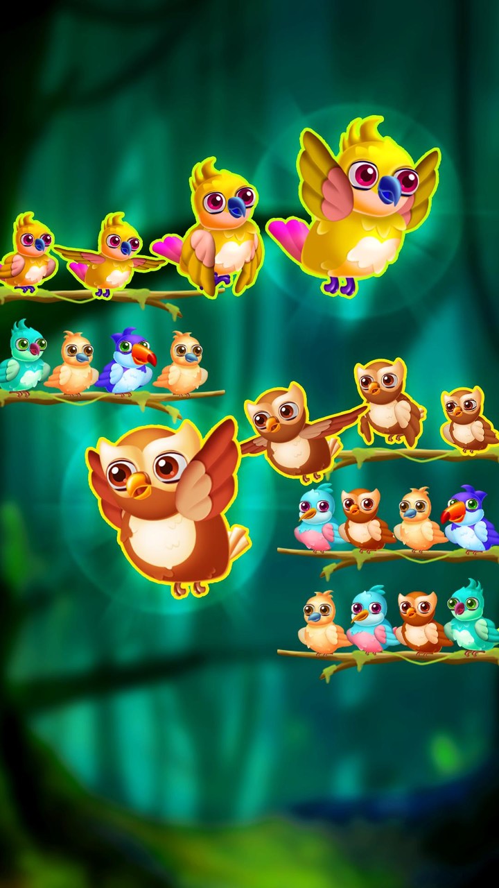 Bird Sort: Color Sorting Game_playmods.net