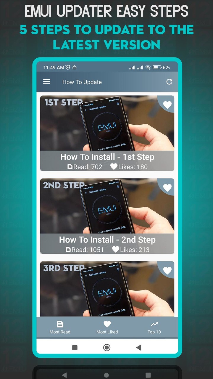 EMUI Updater Easy Steps_playmods.net