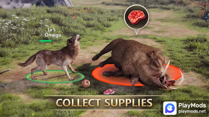 Wolf Game: Wild Animal Wars(Speed change) screenshot image 2_playmods.net