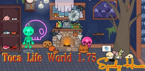 Use Play Space to Decorate Spooky Halloween House in Toca Life World - playmods.net