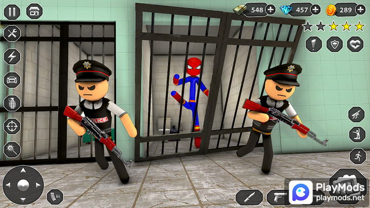 Stick Rope Hero Superhero Game(Unlimited Resources) screenshot image 5_playmods.net