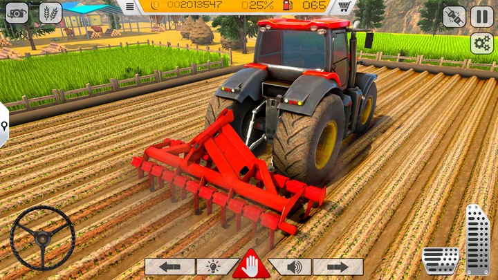 Modern Tractor Farming Game 3D_playmods.net