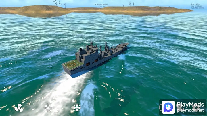 Ship Maneuvering Simulator(No ads) screenshot image 1_playmods.net