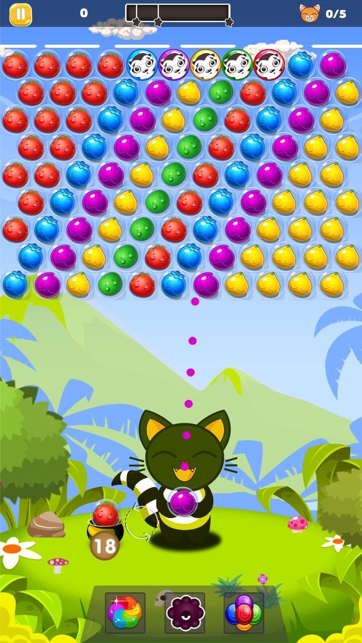 Bubble Shooter - Cat Rescue_playmods.net