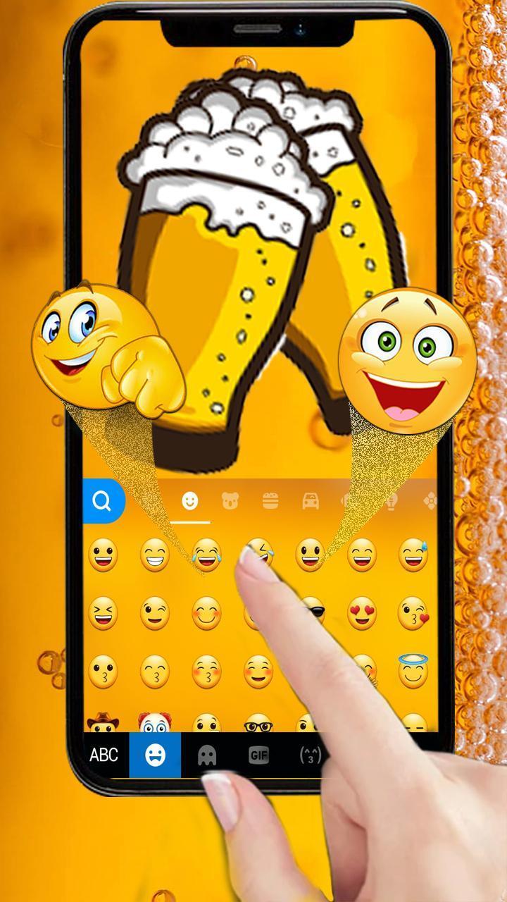 Cheers Beer Keyboard Theme_playmods.net