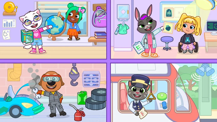 Talking Tom & Friends: World(Unlock clothing/buildings/furniture) screenshot image 5_playmods.net