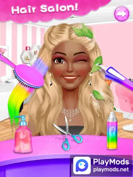 Makeover Games: Makeup Salon‏(لا اعلانات) screenshot image 4_playmods.net