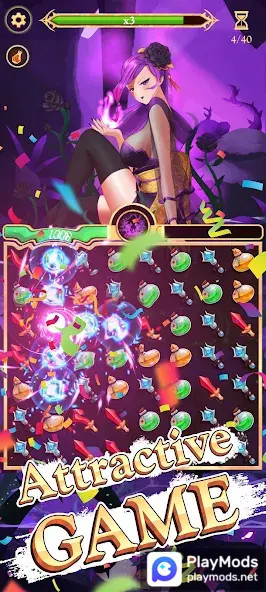 Waifu Battle(Unlimited Currency) screenshot image 4_playmods.net