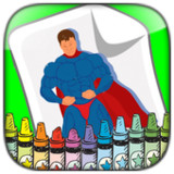 ซูเปอร์ฮีโร่กลิตเตอร์ระบายสี_playmods.net