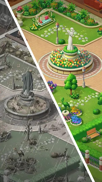 Elsa's Garden:Merge Adventure(Mod Menu) screenshot image 3_playmods.net