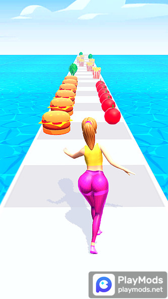 Twerk Running Game:Body Run 3D(Unlimited Resources) screenshot image 1_playmods.net