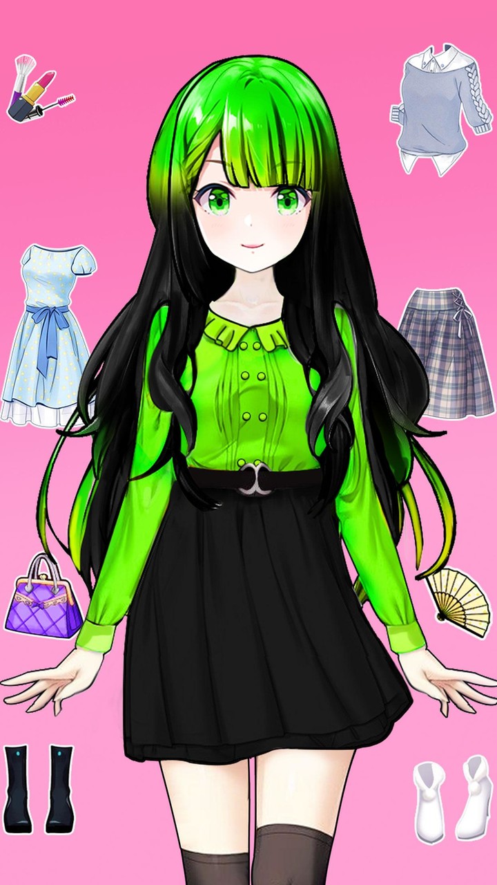 Anime Dress up and Makeup Game_playmods.net