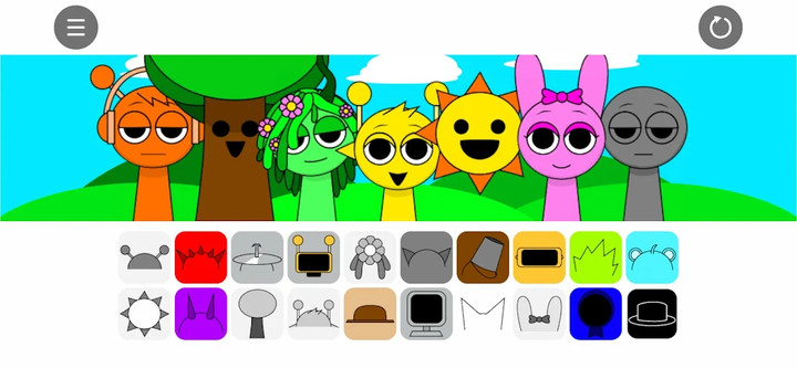 Sprunki - Cute vs Scary Beats(No ads) screenshot image 1_playmods.net