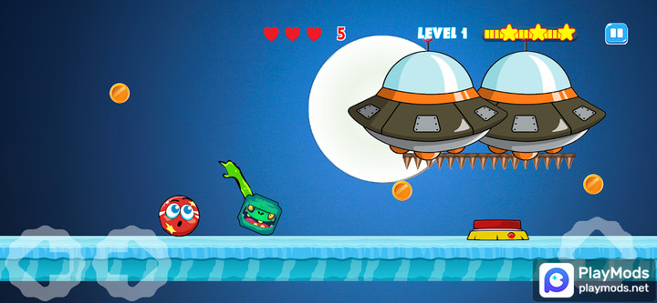 Ball 4 - Red Boss Challenge(광고 없음) screenshot image 1_playmods.net