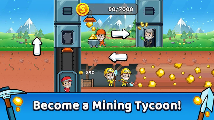Idle Miner Tycoon: Gold Games(Unlimited Money) screenshot image 5_playmods.net