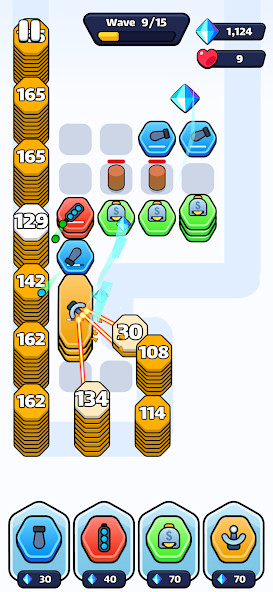 Hex Defense!(Unlimited currency) screenshot image 4_playmods.net