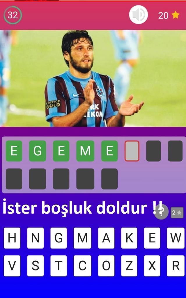 Hangi Futbolcu - TRABZONSPOR_playmods.net