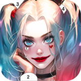 Clown Color, Paint by numbers(Official)1.0.48_playmods.net