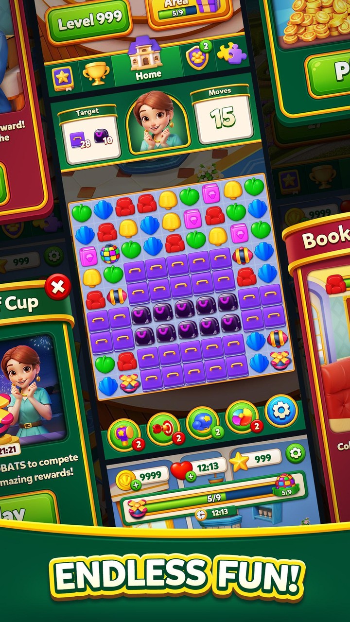 Emily's Resort: Match 3_playmods.net