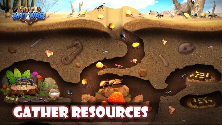 Idle Ant War_playmods.net