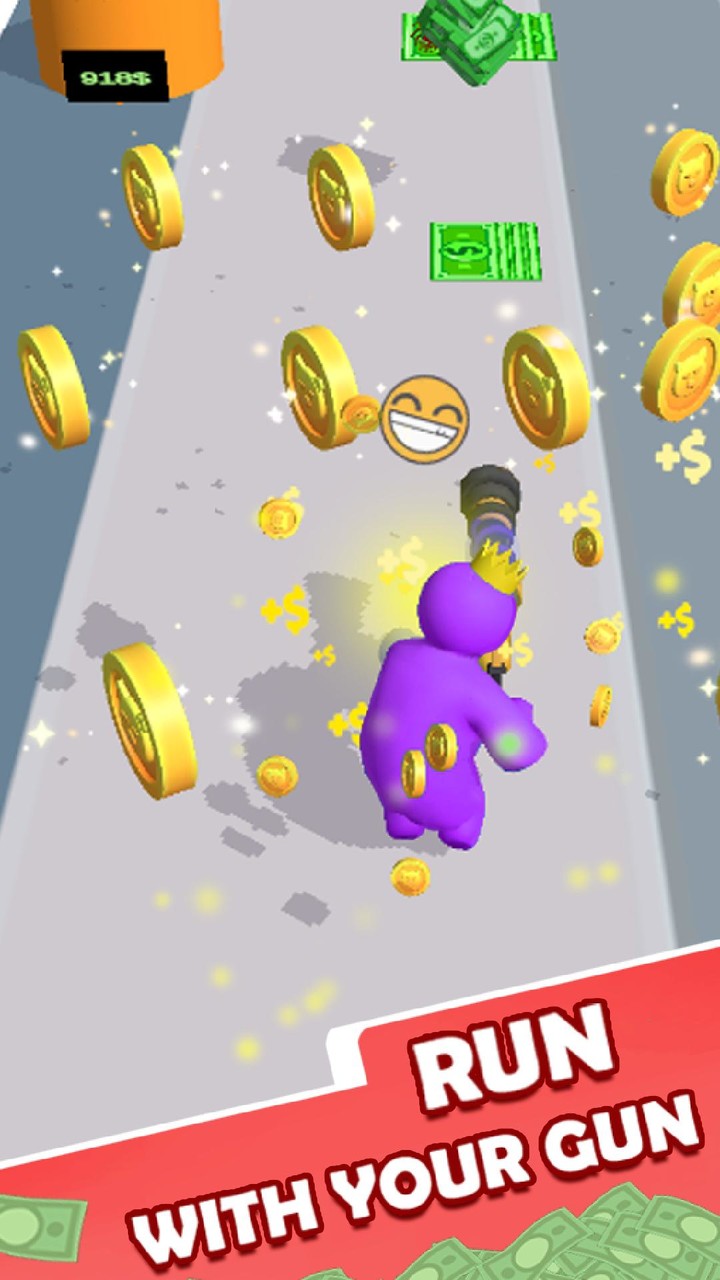 Rainbow Runner: Money Run 3D_playmods.net