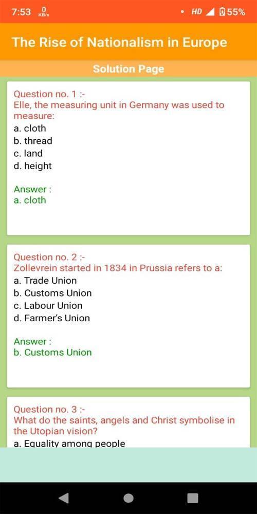 CBSE 10 Social Science Quiz ( NCERT ) MCQ_playmods.net