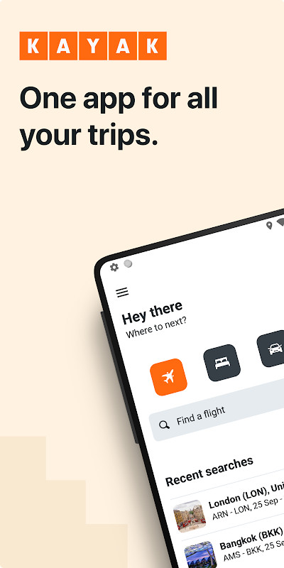 KAYAK: Flights, Hotels & Cars_playmods.net