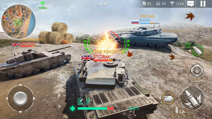 Tank Warfare: PvP Battle Game_playmods.net