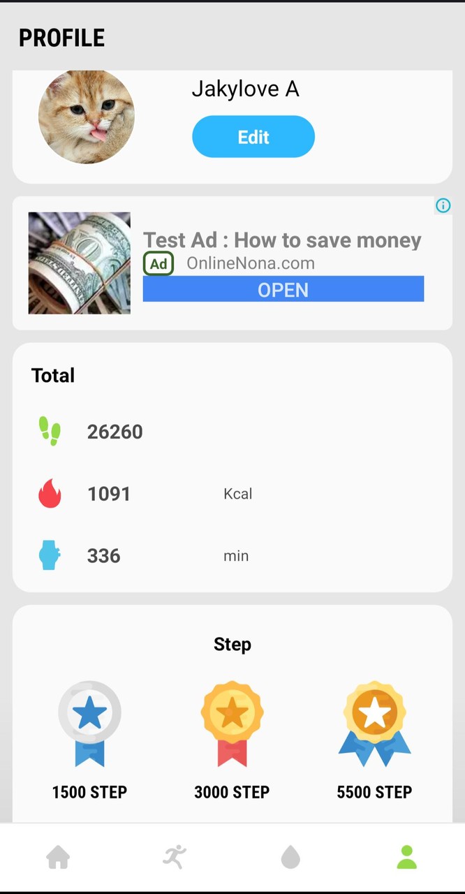Step counter Calorie tracker_playmods.net