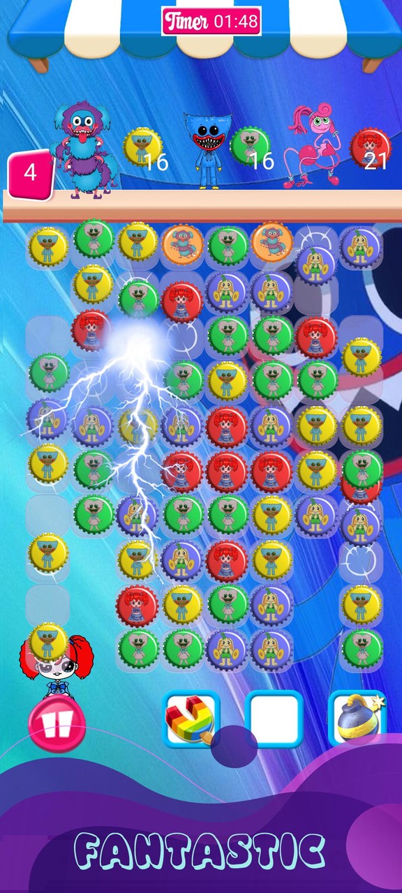 Poppy Huggy Mommy Tile Match_playmods.net