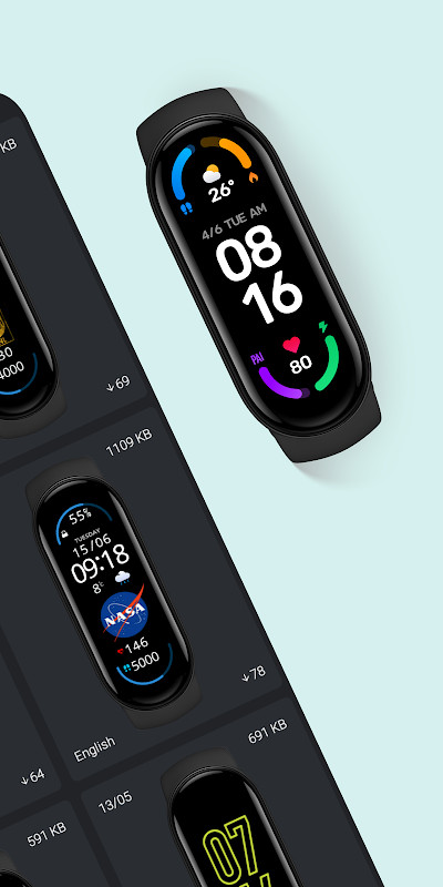 Mi Band 6 Watch Faces_playmods.net