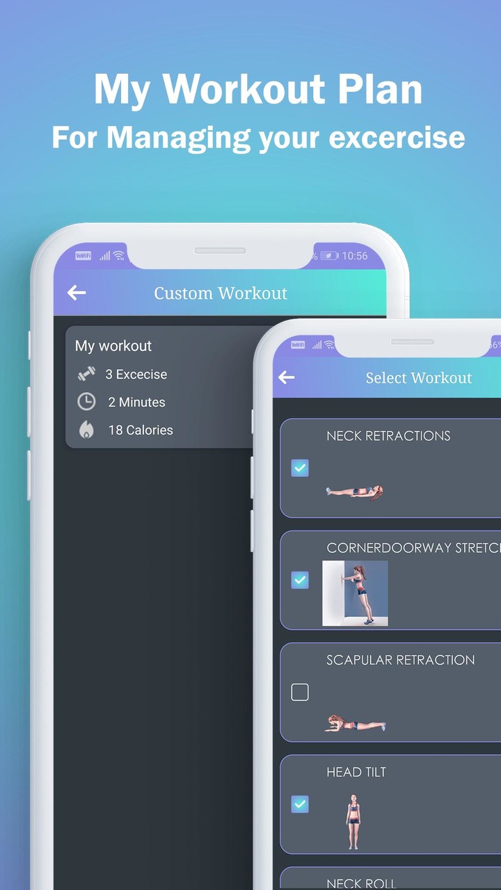 Neck & Shoulder Workout & Custom Workout_playmods.net