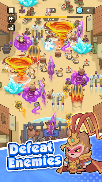 Rumble Paws: Backpack Fight(No Ads Free Rewards) screenshot image 4_playmods.net