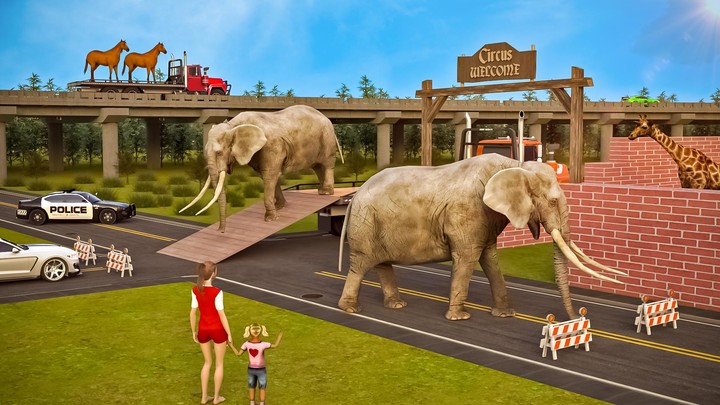 US Truck Driving Animal games_playmods.net