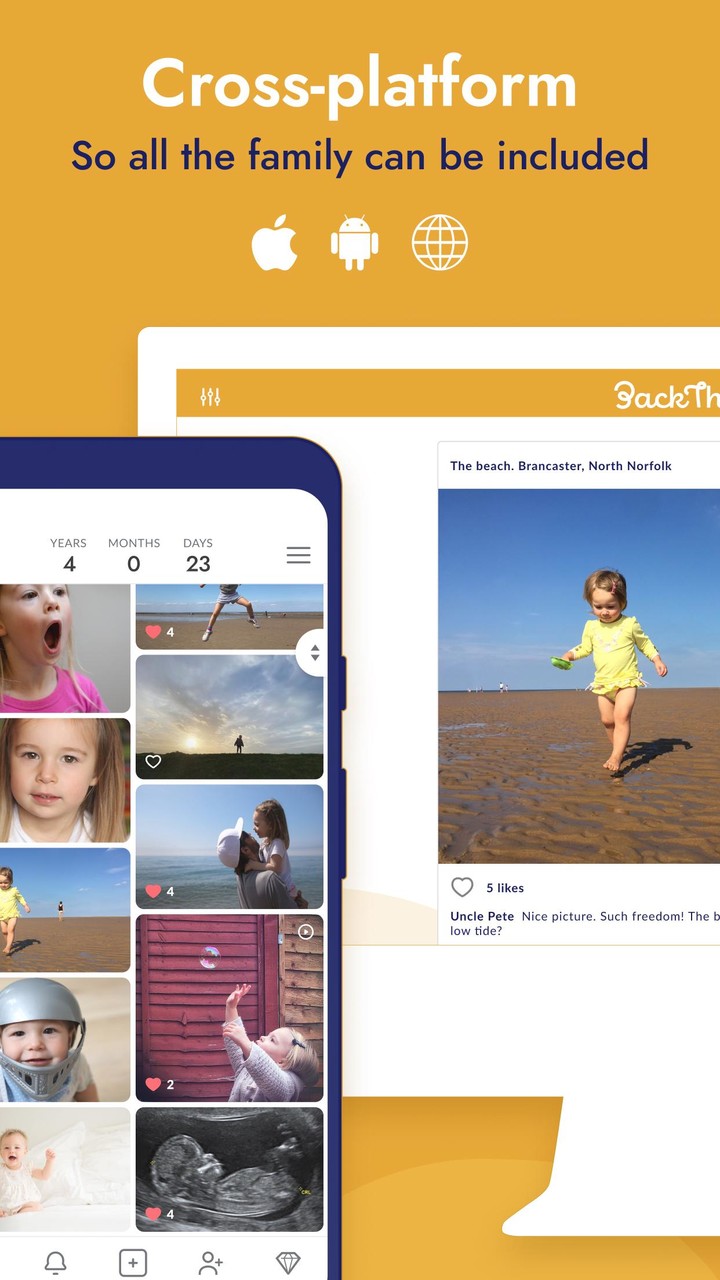 BackThen baby milestones album_playmods.net