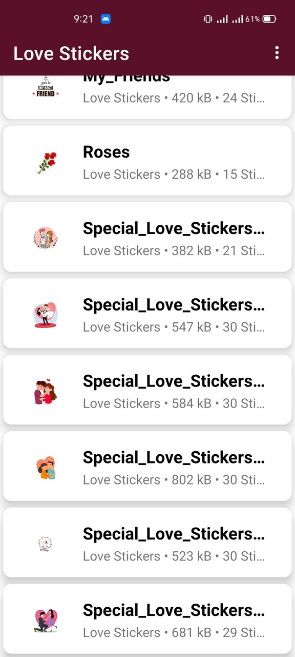 Love Romantic Stickers For Whatsapp - WAStickerApp_playmods.net
