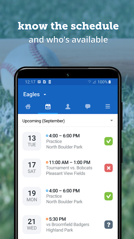 TeamSnap: The No.1 Sport Team Management App_playmods.net