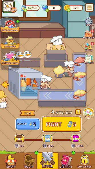 Duck Wars: Idle Casual Game(No Ads Free Rewards) screenshot image 5_playmods.net