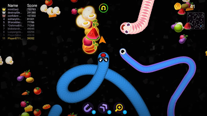 Snake Battle: Worm Snake Game(No Ads) screenshot image 1_playmods.net