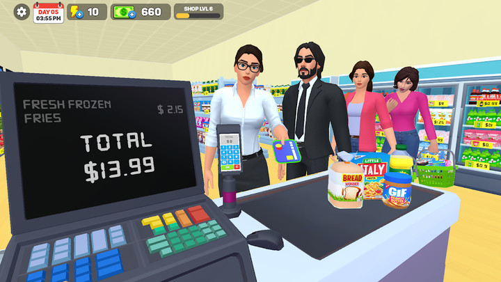 My Supermarket Simulator 3D®(Unlimited money) screenshot image 2_playmods.net