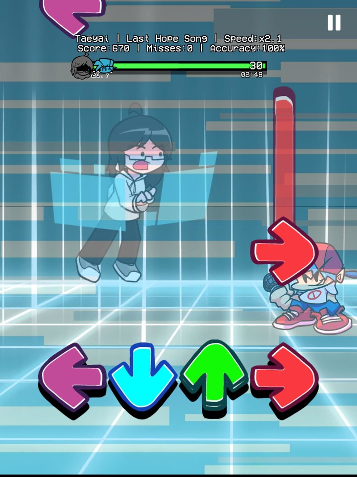 Vs Cyber Sensation in FNF Mod_playmods.net