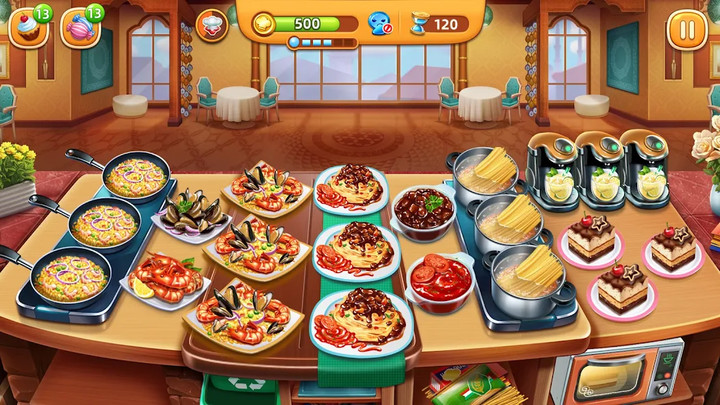 Cooking City: Restaurant Games(Unlimited Diamonds) screenshot image 4_playmods.net