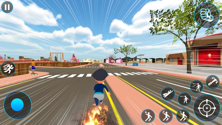 Baby Police Super Rope Hero_playmods.net