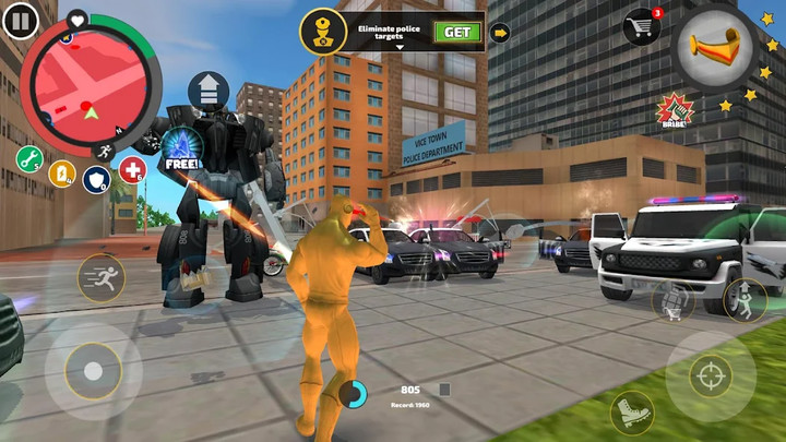 Rope Hero: Vice Town(Unlimited Money) screenshot image 5_playmods.net