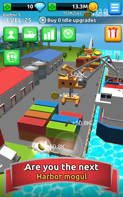 Harbor Tycoon Clicker_playmods.net