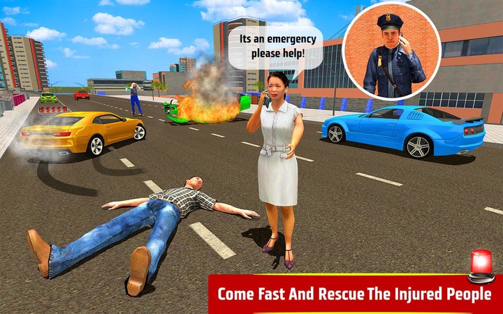 Police Ambulance Rescue Driver_playmods.net