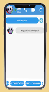 Scary Skeleton Sans: Fake Video Call Simulator(No ads) screenshot image 2_playmods.net