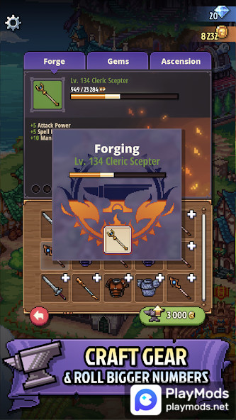 Knights of Pen and Paper 3(Unlimited Money) screenshot image 4_playmods.net